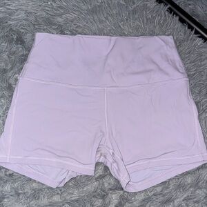 Lululemon Light Lavender align shorts 4 inch